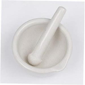 BYFRI Ceramica Pestello E Mortaio con Antiscivolo Staccabile Base Silicone in Lavastoviglie per Crush And Grind