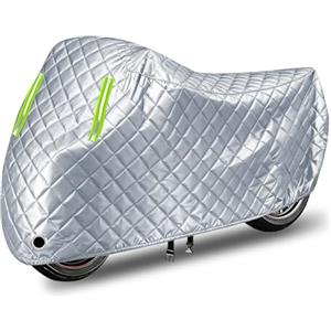 YYRHD-CZ Copri Moto Anti Grandine per Vespa Primavera S 125 2024-,Telo moto Esterna Impermeabile Antigrandine antipolvere, pioggia, vento,Telo per Coprimoto