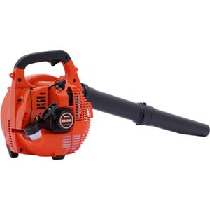 ChiicCluttr Soffiatore a benzina, soffiatore a mano, motore a 2 tempi, 0,75 kW, 7500 rpm, 0,9 l, serbatoio da 3,75 kg, dispositivo manuale con 2 tubi di soffiaggio, per la pulizia del giardino, cortile, vialetto