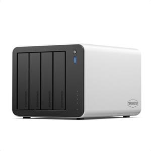 TERRAMASTER F4-425 Plus 4 Bay NAS Multimedia per Team(Diskless) | Intel N95 Quad-Core-CPU, 8 GB RAM DDR, 2 x 5 GbE LAN, 3 x M.2 NVMe, Multimedia-Server