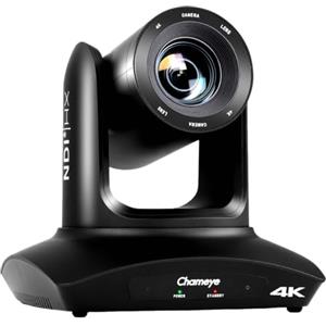 Chameye Telecamera PTZ 4K con NDI, Tracciamento AI-Automatico, Zoom Ottico 20X (Zoom ibrido 30x), Certificazione NDI HX, HDMI/USB 3.0/LAN, per Chiesa, Culto, Istruzione, Conferenze, Nero (C420T)