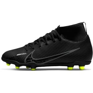 Nike Jr. Mercurial Superfly 9 Club Fg/MG, Little/Big Kids' Multi-Ground Soccer Cleats, Black Dk Smoke Grey Summit White Volt, 38 EU
