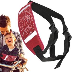Generic Cintura di sicurezza moto per bambini - Imbracatura riflettente per bambini, bicicletta elettrica, scooter, maniglia passeggero giovanile | Guida su trike sul sedile posteriore, maniglia da viaggio