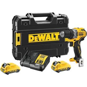 DEWALT Trapano Avvitatore Brushless 12V XR Compatto, DCD701D2-QW