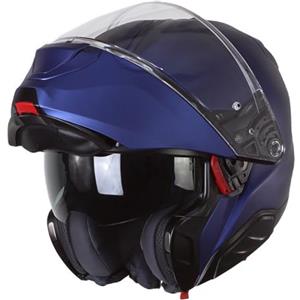 HJC, Casco Moto Modulare RPHA91 SOLID Semi Flat Metallic Blue, XS