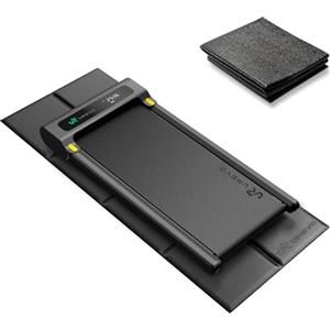 UREVO Tappetino Fitness Pieghevole 160 * 66 * 0.6CM, Antivibrazione,Antiscivolo,Impermeabile per Tapis Roulant, Vogatori, Cyclette, Panca Palestra,Tappeto palestra Protettivo Paviment