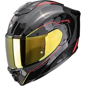 ScorpionEXO SCORPION EXO-1500 CARBON AIR MUNDI Nero-Rosso-Giallo L