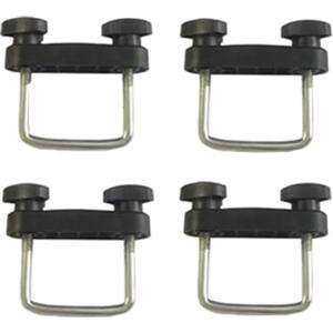 DLZFUDTY Attacchi Per Barre Portatutto Kit di montaggio for morsetti a U for portapacchi auto Kit Fissaggio Box Tetto(60mm)