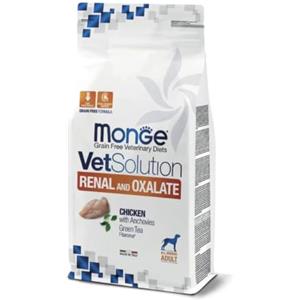 Generico Monge Vetsolution Renal Oxalate Cane All Breeds 12kg, alimento completo per cani di tutte le taglie con insufficienza renale,12kg.