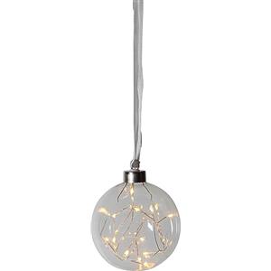 EGLO LED-pallina di Natale per interni, sfera di vetro illuminata