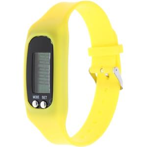 CLISPEED Bracciale Schermo Chiaro in Silicone Contapassi Multifunzione Leggero e Portatile, per Camminare fare Esercizio Fisico