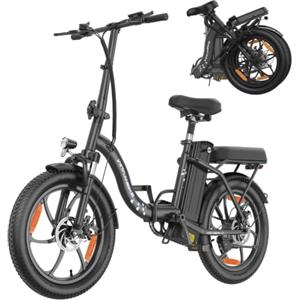 ZAZAWORK 20 Pollici Bici Elettrica Pieghevole 250W Rimovibile Batteria 48V 16Ah fino a 100 km da Pendolarismo per Adulti Uomo Donna,47 Nm 7 Velocità, Freni a Disco 20x3.0 Fat Tire Urban Electric Bike