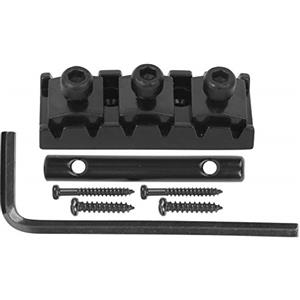 Ejoyous Blocco della Corda del Dado di Bloccaggio della Chitarra per la Sostituzione della Chitarra Elettrica del Ponte del Tremolo a Doppia Chiusura Floyd Rose (Nero (GE99))