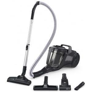 Hoover Aspirapolvere a Traino Senza Sacco, 700 W, Tecnologia Single Cyclone, Contenitore 2 L, Bocchetta Parquet, Mini Turbo per Peli Animali, Filtro EPA Lavabile HP120PET 011