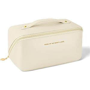 Aucuu Borsa Cosmetica da Viaggio, Beauty Case da Viaggio Donna, Borsa da Viaggio per Cosmetici, Borsa Cosmetica da Donna in Morbida Pelle PU, Borse da Toilette Impermeabile Portatile