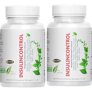 Hyper INSULINCONTROL Integratore con Berberina, Cannella, Gymnema, Acido Alfa Lipoico, Myoinositolo Supporto Glicemia, Metabolismo e Mantenimento di Livelli Normali di Glucosio nel Sangue 2 flaconi da 90CPR