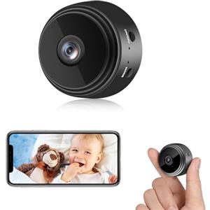 Minakeda Telecamera nascosta Detecto, mini telecamera spia, baby monitor segreto nascosto, telecamera WiFi 1080P per la sicurezza dell'ufficio domestico, telecamere per auto per sorveglianza ?