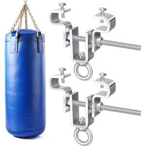 Generic I Beam Clamp - Appendiabiti per sacco da boxe | Gancio per montaggio a soffitto, staffa a sacco, in acciaio, Sùpport?e Mòntage Robusto?port Attrezzature? 'allenamento D? Box?e, Sistema D?e oro