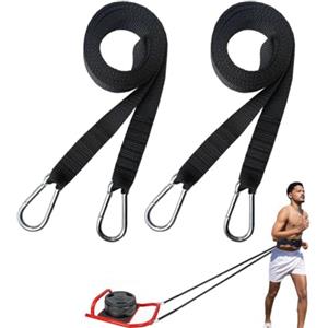 Generisch Cintura per allenamento in vita, 300 cm (2 pezzi), resistente fascia di