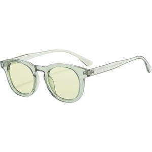 LJCZKA Occhiali da Sole Rotondi Piccoli per Uomo Donna, Occhiali da Sole Rotondi Vintage Retrò Classici Occhiali con Protezione UV400