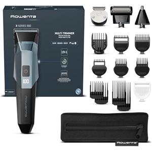 Rowenta X-Series 900, regolabarba multifunzione, lame inox, TN9710