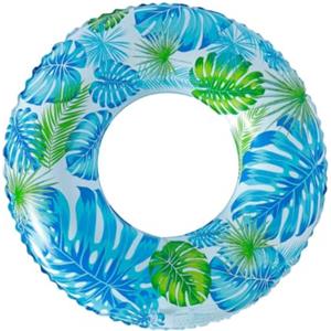 Generico Camere D'aria Per Piscina- Anello Di Sicurezza Per Piscina | Salvagente Con Design Con Stampa A Foglie | Anello Da Nuoto Per Bambini, Salvagente, Da Nuoto Con Valvola