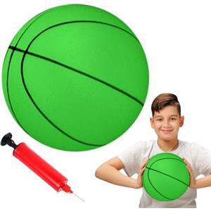 Generico Pallone da basket luminoso per bambini, per esterni, con pompa