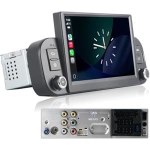 LXKLSZ Autoradio Linux per Fiat Panda 2013-2025 con CarPlay Wireless e Android Auto, avvio in 2 secondi, comandi fisici tramite manopola, audio di livello OEM, Porta ISO Plug & Play