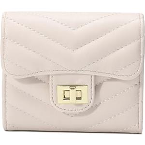 LJCZKA Portafoglio Piccolo Donna in Pelle PU, Portafogli Compatto con Cerniera, Portafoglio Porta Carte di Credito con Portamonete