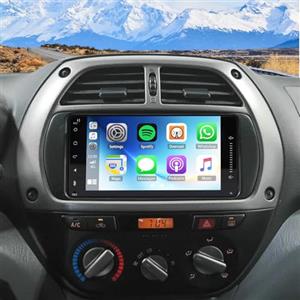 Loddery 2+32G Android 13 Autoradio Stereo per Toyota RAV4 2000-2005 con Carplay Android Auto, 7 pollici Touch Screen Radio Lettore Multimediale con navigazione GPS FM Schermo diviso Bluetooth Wifi