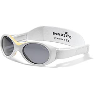Mausito Occhiali da sole bambini 0-18 mesi I FLESSIBILI Occhiali da sole neonato 100% PROTEZIONE UV I Fascia regolabile & senza BPA I Migliore del test I Design europeo per bambina