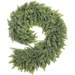 Generic Ghirlande Artificiali di Cedro Vegetazione per , Mensola, Decorazione da | Ghirlanda Realistica di Verde Natalizio Decorazione per , Mensola, Tavolo, Interno, Esterno, Ringhiere Scale, Corni