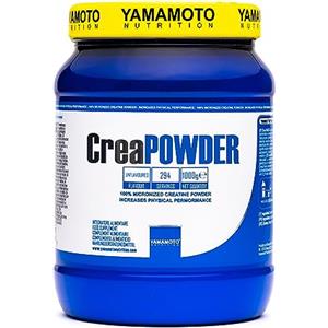 YAMAMOTO NUTRITION Creatine Crea POWDER 1000 gr, Integratore Alimentare di Creatina Monoidrato in Polvere, Integratore per Sportivi, Aumenta le Prestazioni Fisiche, Non Aromatizzato