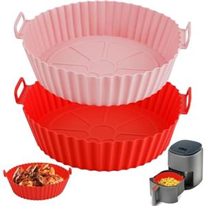 Rairsky 2 PCS Stampo Silicone Torta 16cm, Teglie Silicona per Dolci con Raschietto | Tortiera Silicone, Antiaderenti, Rilascio Rapido, tortiera rotonda per Torte a Strati Torta Arcobaleno e Torta in Chiffon