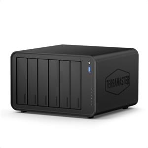 TERRAMASTER F6-425 Pro NAS Server - Intel Core i3-1315U, 8GB DDR5, 10GbE LAN x 2, USB 4.0 Host x 2, Sistema Operativo AI-Native TOS 7, Supporto OpenClaw (Diskless)