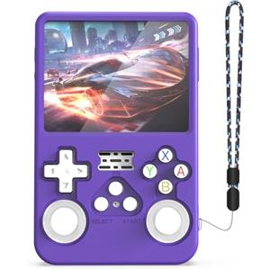 BeisDirect Custodia protettiva in silicone per console di gioco portatile R36S, confezione completa, custodia protettiva per console di gioco retrò, custodia in silicone antigraffio, anti-caduta, con