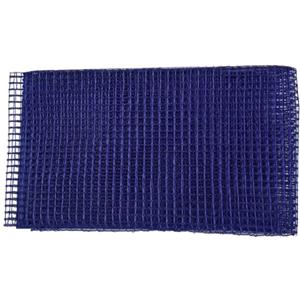 Tufgo Set di rete da ping pong retrattile per ping pong, rete di ricambio portatile con morsetti, gioco per interni ed esterni, adatta a tavoli fino a 183 cm, design nero e blu (poliestere nero/cotone)