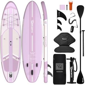 TIGERXBANG Tavola SUP Gonfiabile con Accessori 335 x 86 x 15 cm, Stand Up Paddle Board per Adulti, Collezione Shadow Viola