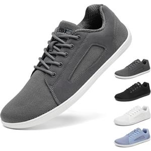 SAGUARO Barefoot Shoes Scarpe Barefoot Uomo Donna Minimaliste con Punta Larga, Zero Drop, Suola Flessibile e Antiscivolo per Camminare, Lavoro e Uso Quotidiano Nero,Gr.41