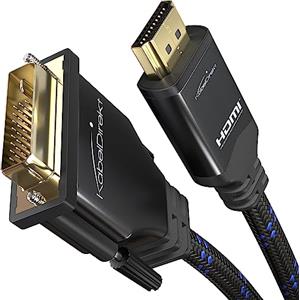 Kabeldirect KabelDirekt - Cavo adattatore HDMI-DVI - 2m, nylon