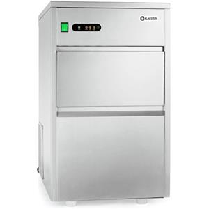 Klarstein Powericer per cubetti - Ice Maker, 25 kg/24 h, Paletta, Tubo, LED, neutrale, Classe climatica ST