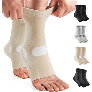 CAMBIVO Cavigliera Sportiva per Distorsione, Cavigliera Ortopedica, Fascia Elastica Caviglia con Graduata Compressione, Tutore Caviglia per Sport, Fascite Plantare, Tendinite di Achille e Artrite