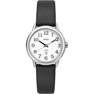 BUREI Orologi da Donna in Pelle Nera Facili da Leggere Orologio Minimalista per Donne e Infermiere, Regali per Donne, 35mm