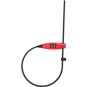 ABUS Combiflex TravelGuard - lucchetto per il fissaggio di caschi, passeggini, sci e bagagli - cavo lungo 45 cm - con codice numerico