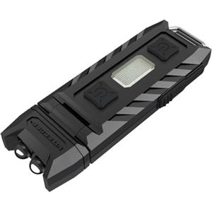 Nitecore THUMB Mini Torcia LED Portachiavi Ricaricabile 85 Lumen Luce Bianca e Rossa 25 Grammi