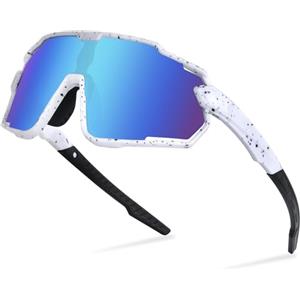 Aullwyr Occhiali da Sole Bambino 6-15 Anni Protezione UV400 Occhiali Polarizzati Ciclismo Bici Sportivi Running per Bambini Ragazzi Ragazze