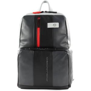 PIQUADRO - Zaino - Porta PC 15,6" - In Pelle - Linea Urban - Uomo - Colore Nero