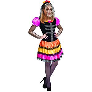 Ciao - 16218 Costume Skull Flower Lady, Multicolore, Taglia Unica, 16218