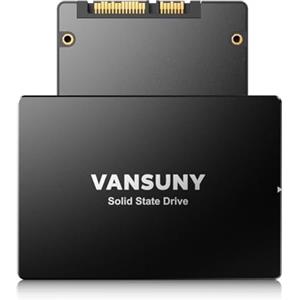 Vansuny X12 SSD Interno 128GB 2.5 Pollici SATA III 6Gb/s, Unità a Stato Solido 3D NAND TLC, Lettura 450MB/s Scrittura 330MB/s per PC, Laptop, Professionisti IT e Creativi
