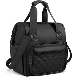 ISEYOU Borsa Termica Porta Pranzo 20L, Borsa Frigo Fodera Anti-Perdite & Ampia Apertura, Riutilizzabile Borse Termica Portatile Multitasche, con Tracolla Regolabile per Lavoro, Ufficio, Picnic, Viaggi